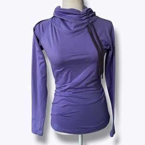 Nike Pro Hyperwarm Dri‑Fit Sweatshirt Purple Womens S Athleisure Gorpcore Sporty